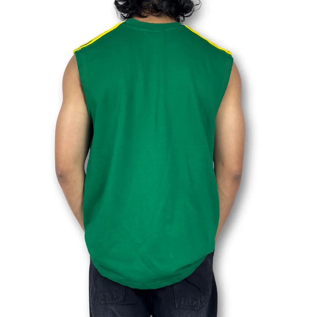 Men's Sleeveless Brazil national team soccer jersey