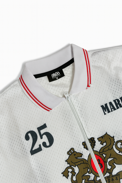 Marlboro International Racing Jersey – White & Red Mesh Edition