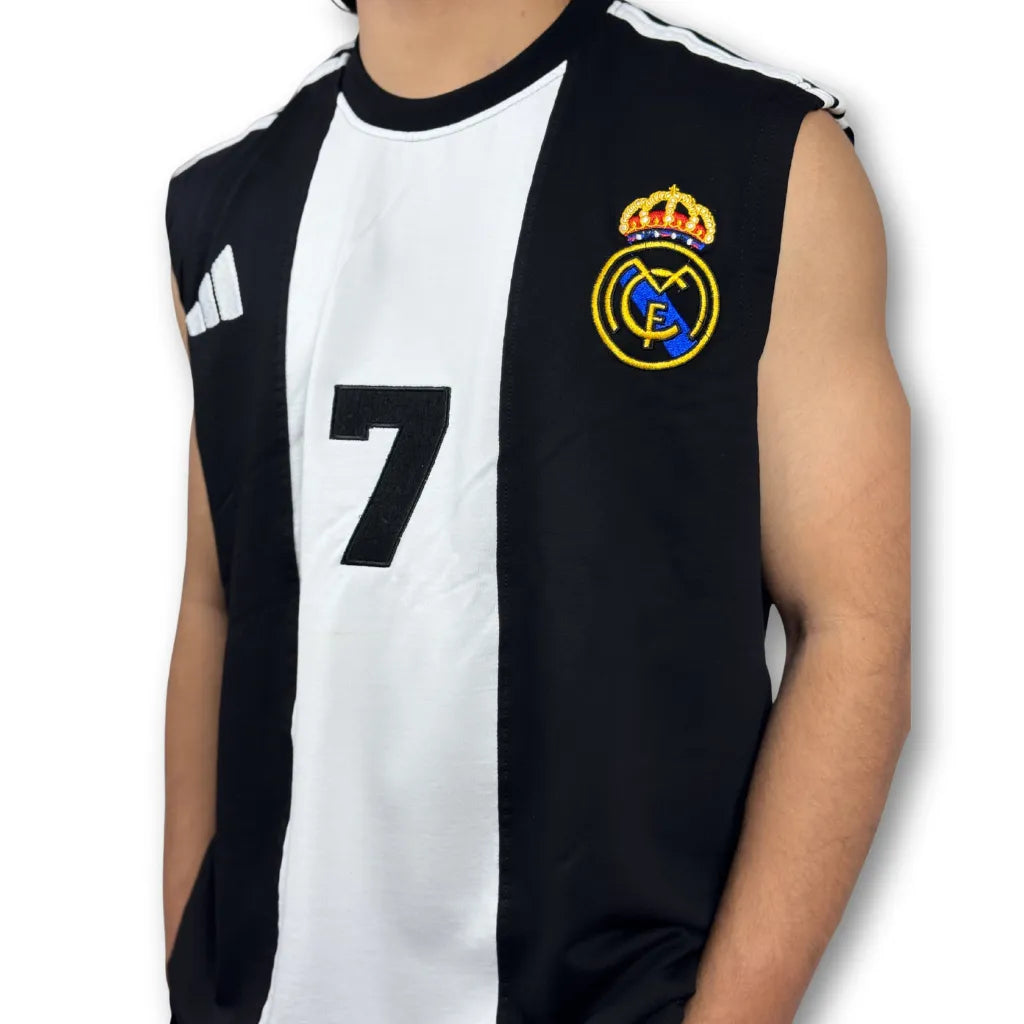 Men's Sleeveless Real Madrid football Club jersey