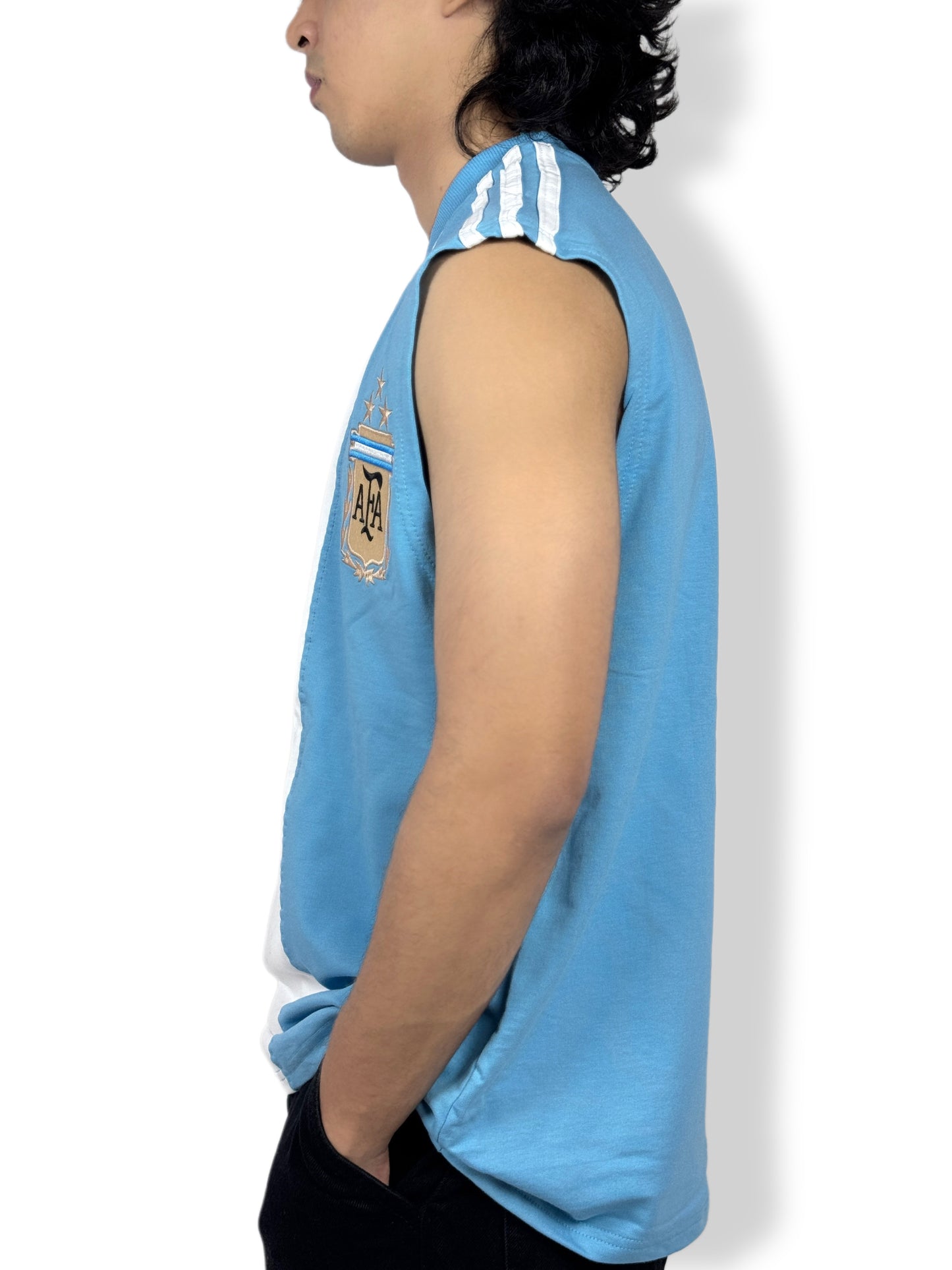 Sleeveless Argentina national football team jersey