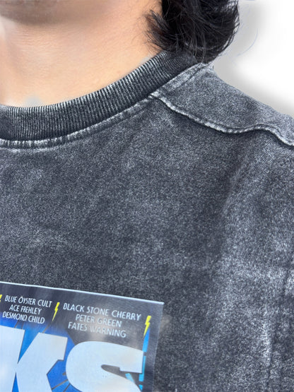 Led Zeppelin Vintage-Washed Sleeveless T-Shirt – 240 GSM Premium Cotton