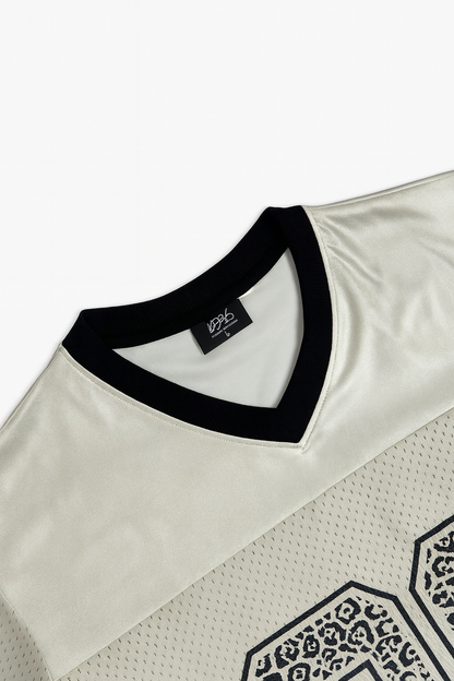 Platinum Leopard 22 Oversized Long Sleeve Jersey – Unisex Streetwear