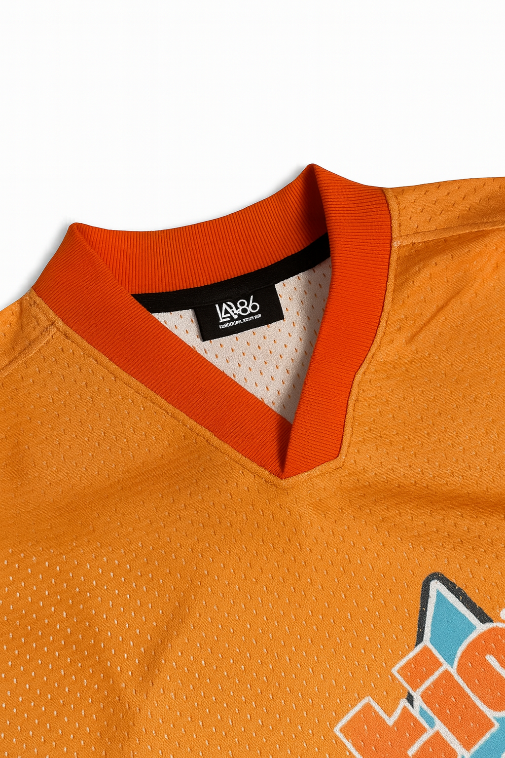 Motion Dept. 88 Oversized Hockey Jersey – Orange & Black Sportswear