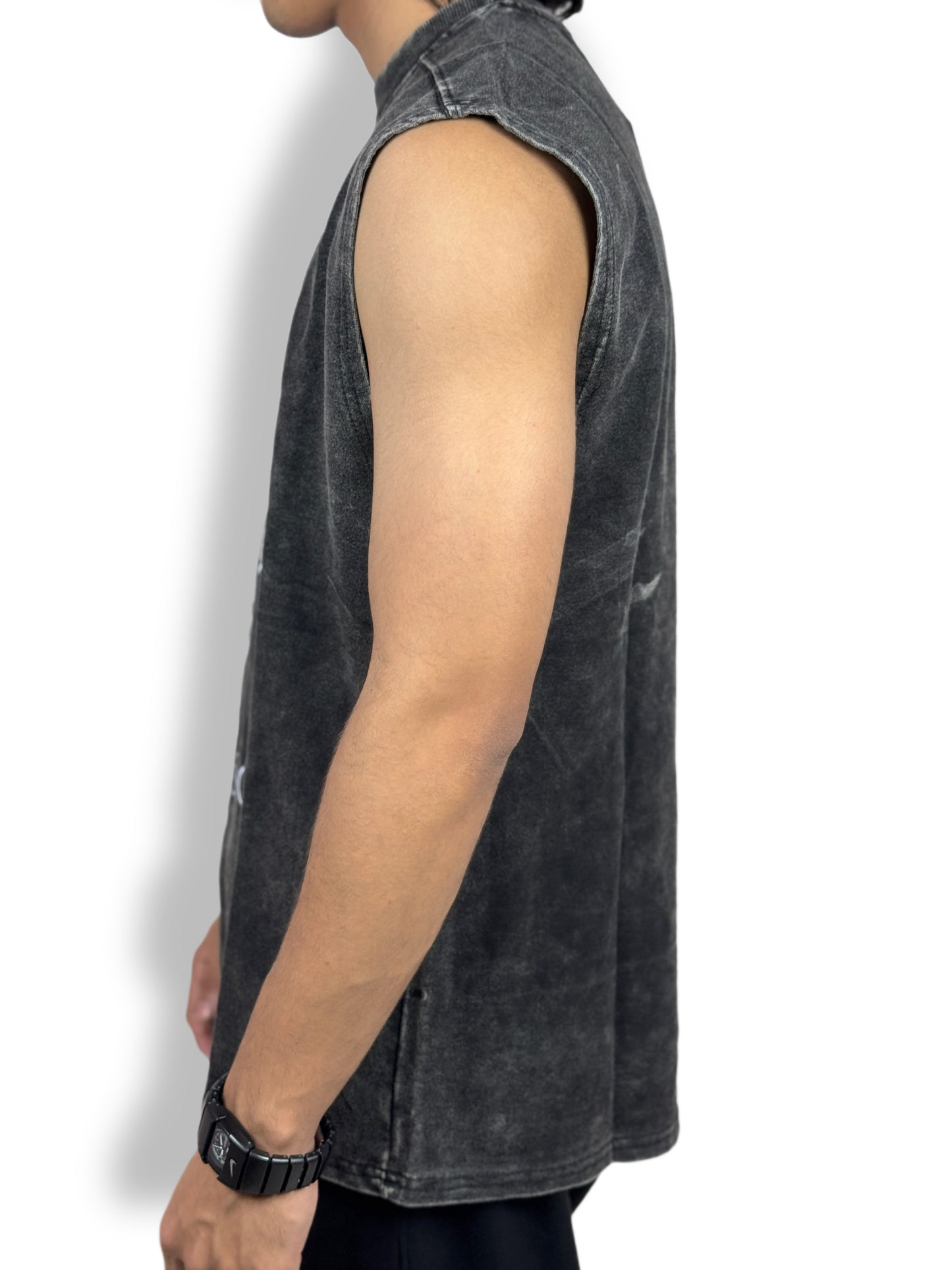 Led Zeppelin Vintage-Washed Sleeveless T-Shirt – 240 GSM Premium Cotton