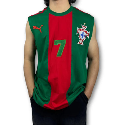 Men's Sleeveless Portugal national team soccer jersey