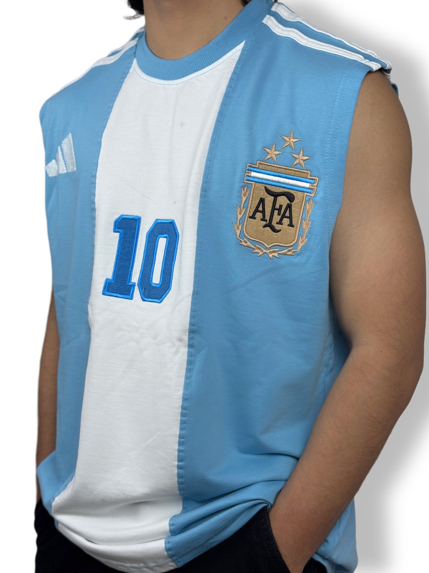 Sleeveless Argentina national football team jersey