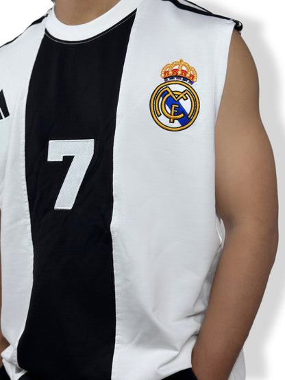 Sleeveless Real Madrid Football club jersey