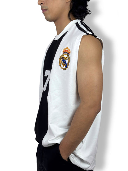 Sleeveless Real Madrid Football club jersey