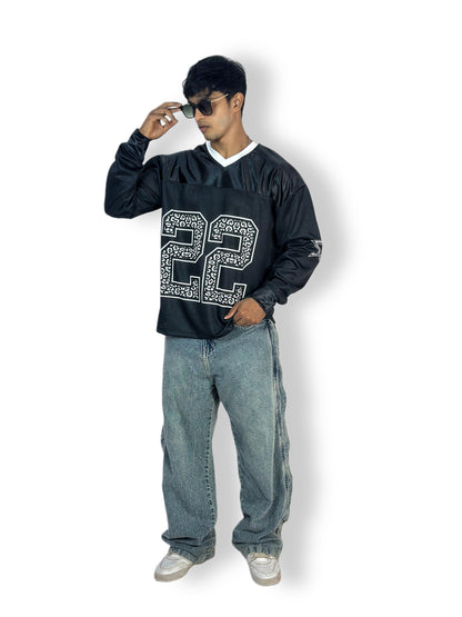 Midnight Panther 22 Oversized Long Sleeve Jersey – Streetwear