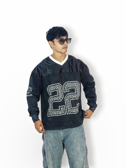 Midnight Panther 22 Oversized Long Sleeve Jersey – Streetwear