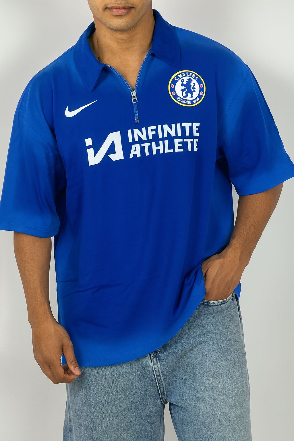 Chelsea FC Home Training Half-Zip Jersey – Nike Edition