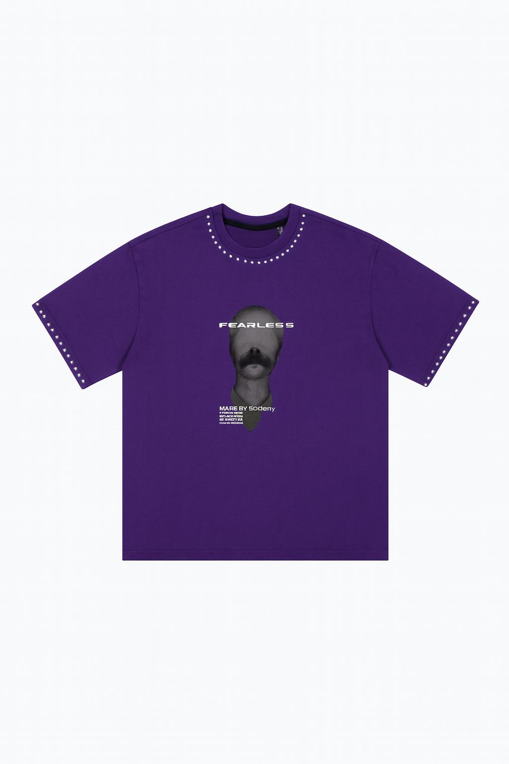 Fearless Oversized T-Shirt – Vintage Purple Edition